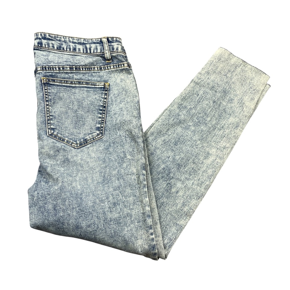 tgla 33 NEW w/tags Womens Jeans Slim Raw‎ Hem Pockets Cotton Blend